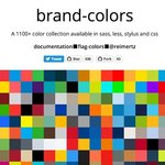 ウェブサービスのブランド色を検索できるサイト「brand-colors」