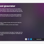 ユニークなグラデーション背景が作れるサービス「Unique gradient generator」