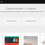 レスポンシブ対応されたテンプレートが探せるサイト「Theme Cards」
