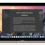 洗練されたライティングアプリ『Write!』がMacでも公開
