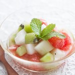 時間がない朝に作るエナジー朝食：お出かけ前の水分補給に「冬瓜とフルーツのマチェドニア」