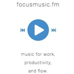 仕事に集中できる音楽を延々と流せるサイト「focusmusic.fm」