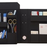 書類のように小物をファイルできる紙箱型収納用品「ライフスタイルツール」