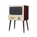 モチーフは1970年代、中身は現代。ドウシシャのダイヤル方式ブラウン管テレビ