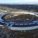 ドローン撮影によって、Appleの新本社の全景が見えてきた