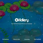 Webサイトの背景に使える動くアニメーションが手に入るサイト「Vidlery」