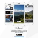 10万点以上のiPhone用壁紙が探せるアプリ「ZenScreen」